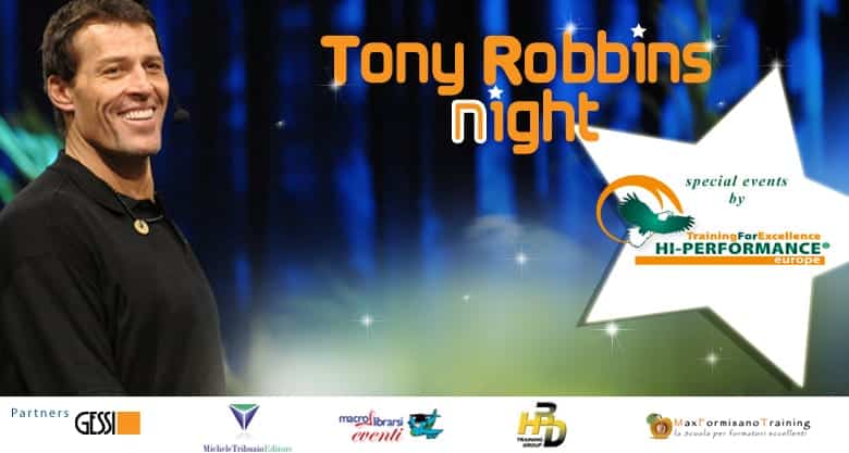 Anthony Robbins in giro per l’Italia
