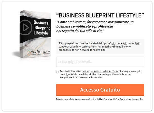 Business Blueprint Lifestyle Elite Club Max Formisano