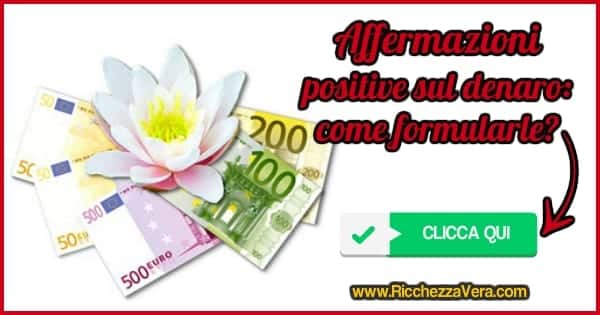 Affermazioni denaro