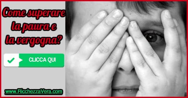 Superare paura vergogna