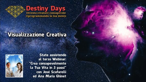 visualizzazione creativa Crea consapevolmente in 3 passi - Destiny Days 3